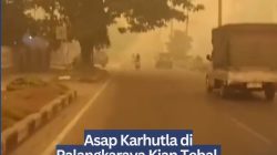 Asap Karhutla di Palangkaraya Kian Tebal