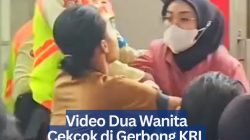 Video Dua Wanita Cekcok di Gerbong KRL Jaksel Viral di Media Sosial
