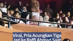 Viral, Pria Acungkan Tiga Jari ke Raffi Ahmad Saat Hadiri Indonesia Youth Summit 2026