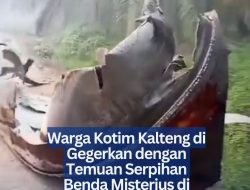 Warga Kotim Kalteng di Gegerkan dengan Temuan Serpihan Benda Misterius di Kebun Sawit‎