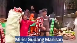 Miris! Gudang Manisan Terbakar, Barang-Barang Diduga Dijarah