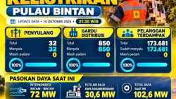 Listrik Pulau Bintan Kembali Normal, 173 Ribu Pelanggan Kembali Nikmati Pasokan Listrik
