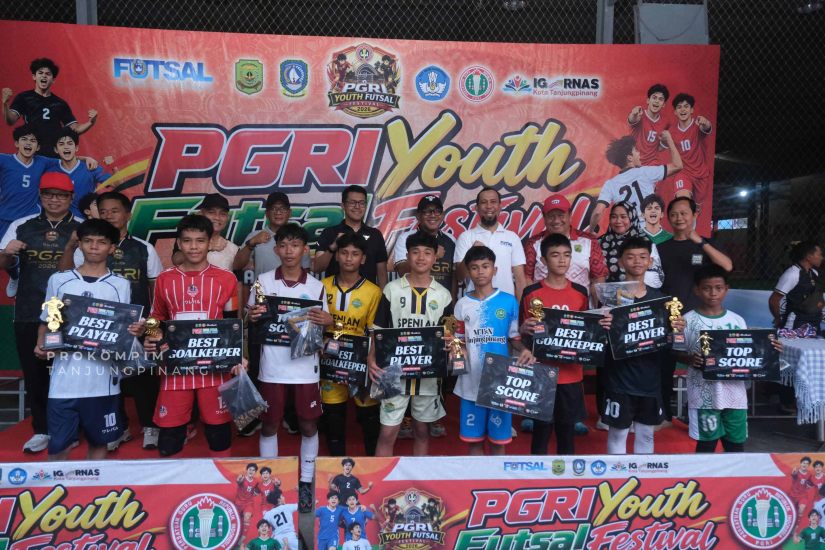 PGRI Youth Futsal Festival 2026 Ditutup, Wali Kota Lis: Futsal Jadi Ruang Bentuk Karakter Pelajar.