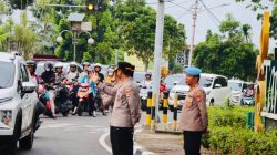 Polresta Tanjungpinang Gelar Pengaturan Lalu Lintas di Jam Padat Pengendara