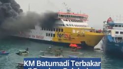 ‎KM Batumadi Terbakar di Perairan Pelabuhan Merak, Penumpang Dievakuasi